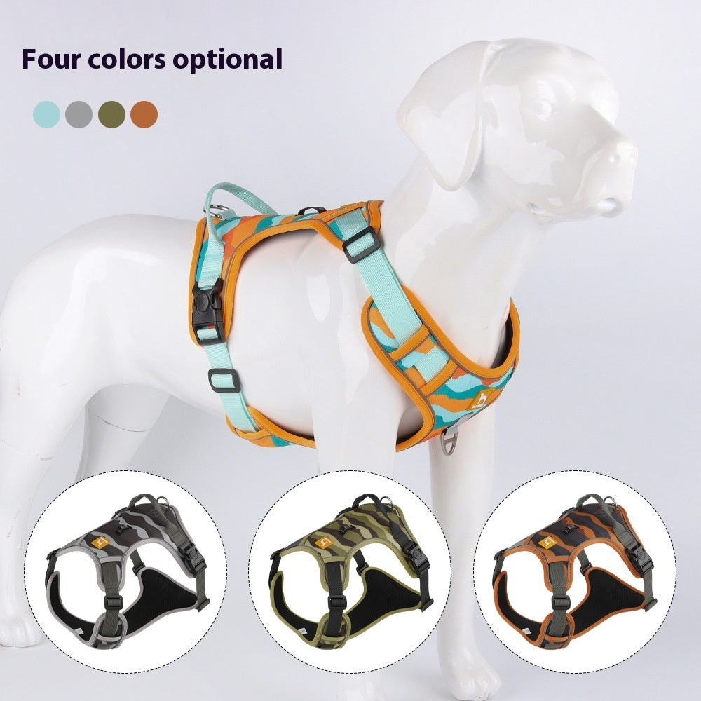 Dog Chest Holding Rope