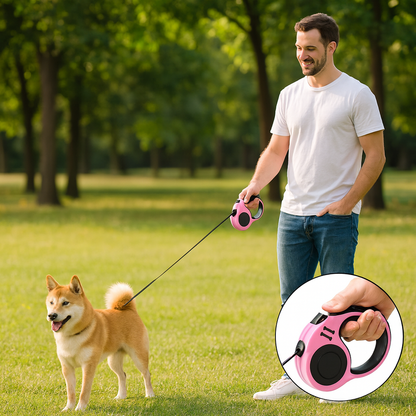 PINK DOG LEASH